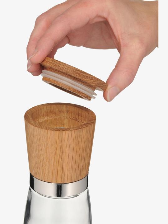 Produktbild WMF Gewürzmühle Salzmühle Pfeffermühle Ceramill Nature Holz Glas Keramikmahlwerk (Pfeffer, Salz)