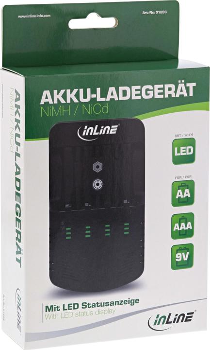 Actual product image InLine Plug-in charger (AA, AAA)