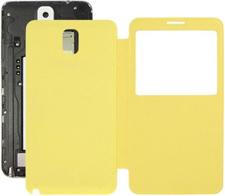 Produktbild König Design Handyhülle Tasche Flipcover mit Fenster für Samsung Note 3 / N9000 (Samsung Galaxy Note 3)