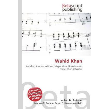 Thumbnail - Wahid Khan, Fachbücher von Lambert M. Surhone, Miriam T. Timpledon, Susan F. Marseken