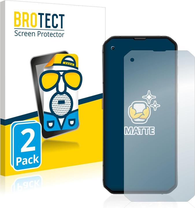 Produktbild BROTECT Entspiegelungs-Schutzfolie Displayschutz Matt (2 Stück, Blackview BL6000 Pro)