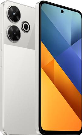 Actual product image Xiaomi Poco M6 EU (128 GB, Silver, 6.79", Dual SIM, 4G)