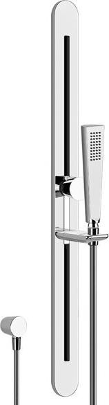 Immagine prodotto Gessi Set doccia Cono con gomito di collegamento a parete, doccetta anticalcare e flessibile doccia