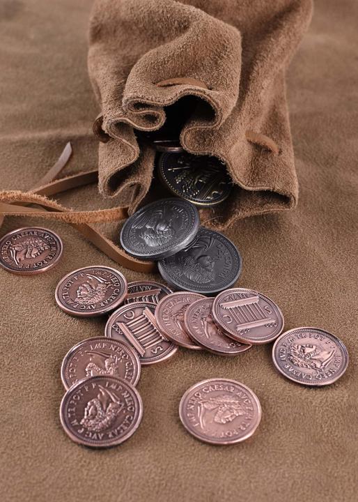 Immagine prodotto Battle Merchant Borsa in pelle grande marrone chiaro