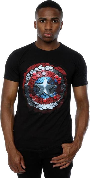 Produktbild Captain America Civil War Hex Shield TShirt (L)