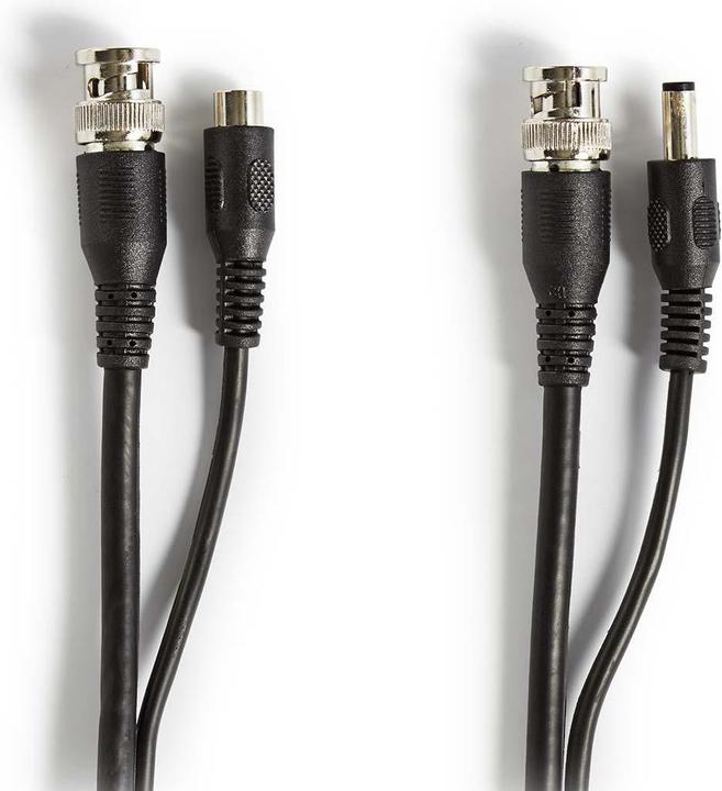 Immagine prodotto Nedis Cavo TVCC RG59 con connettori BNC e DC preassemblati, cavo siamese da 10 m per sorveglianza e (U/UTP, CAT5, 10 m)
