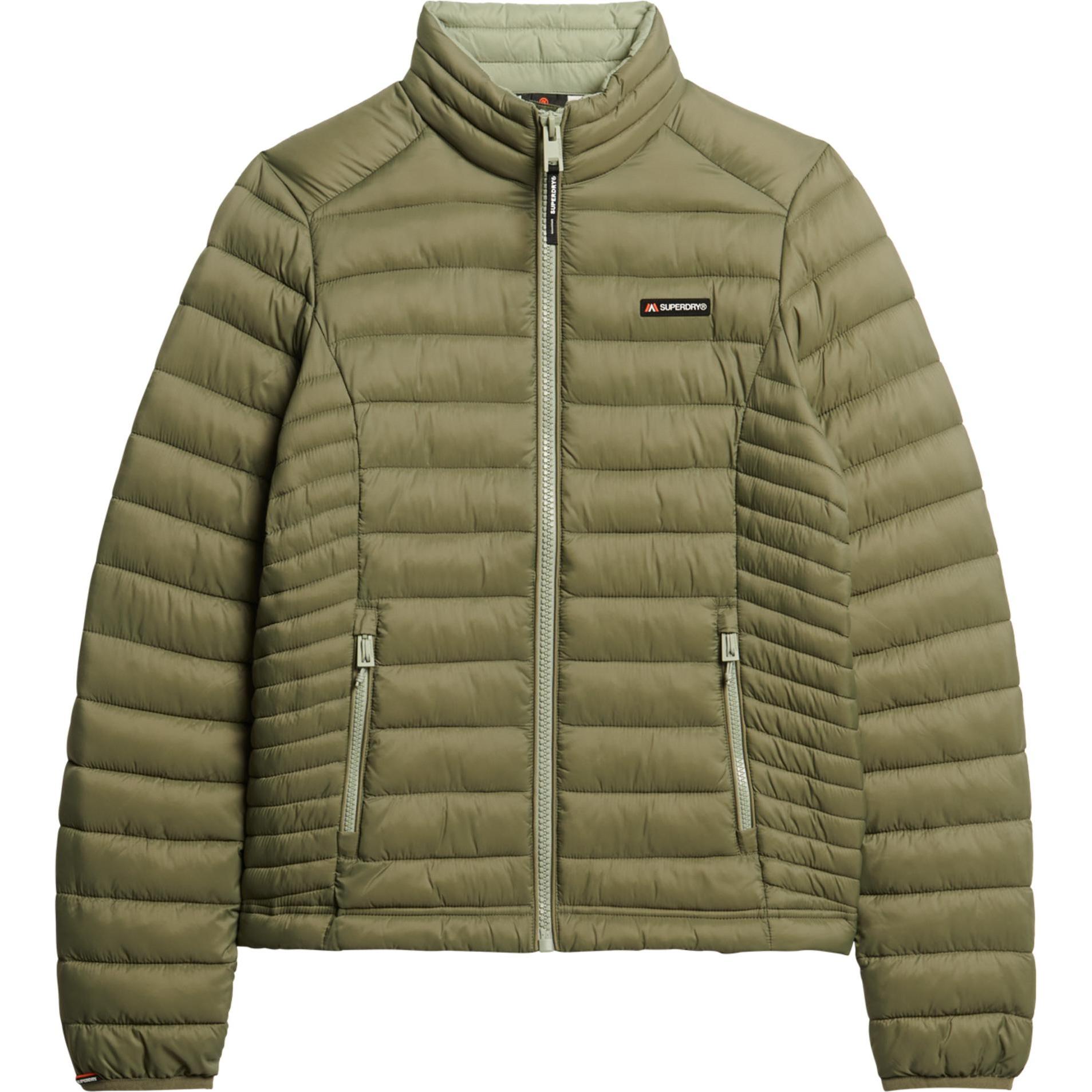 Superdry, Damen, Jacke, Fuji Lite Padded (L), Grün, L