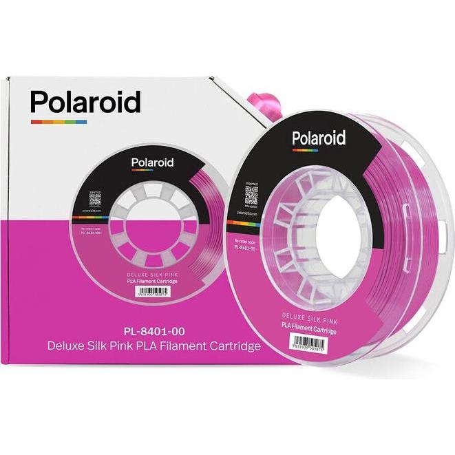 Polaroid Filament Universal Deluxe Seide PLA Filam. (PLA, 1.75 mm, 250 g, Rosa), 3D Filament, Rosa
