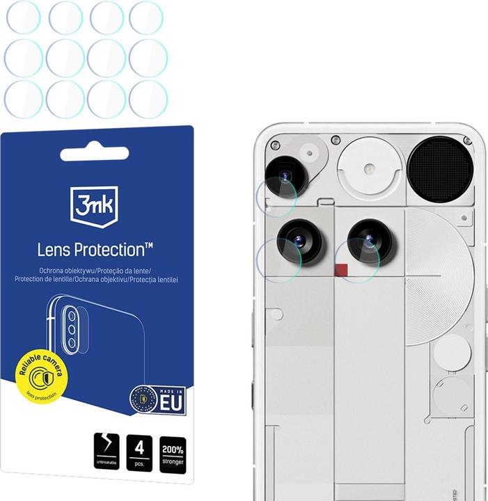 Produktbild 3MK Ochrona na obiektyw aparatu Lens Protect do Nothing Phone (3) 4szt (4 Stk., Nothing Phone (3))