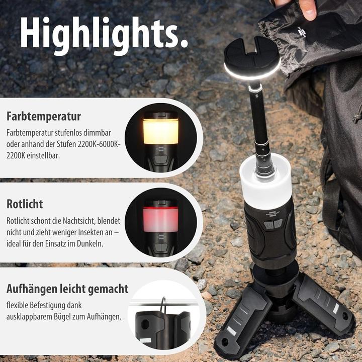 Productafbeelding Brennenstuhl Akku LED Outdoor Campinglampe UL400AT