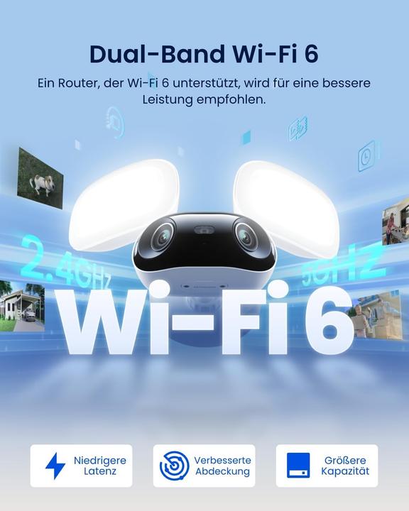 Image du produit Reolink Caméra Floodlight F751W 180° 4K WiFi (5120 x 1440 pixels)