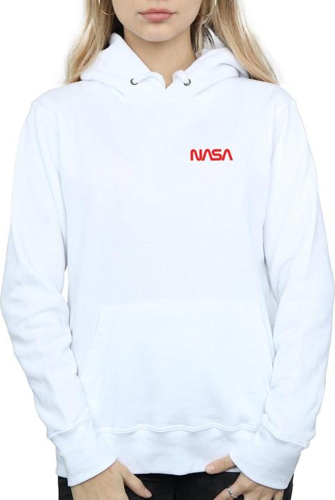 Immagine prodotto Nasa Modern Logo Chest Felpa con Cappuccio Donna (XL)