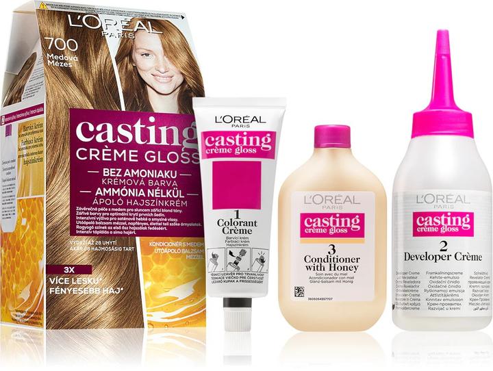 Actual product image L'Oréal Paris Loreal Professionnel - Hair Colour Casting Crème Gloss 700 Honey (700 Honey)