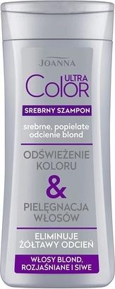 Image du produit Joanna Ultra Color Silver Shampoo Forond Lightened & Grey Hair Shampoo Foronde.eached And Gray Hair (400 ml, Shampoing liquide)