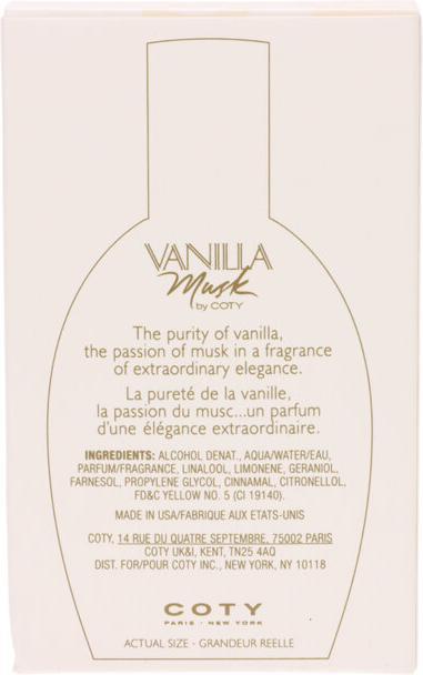 Produktbild Coty Vanilla Musk (Eau de Cologne, 50 ml)