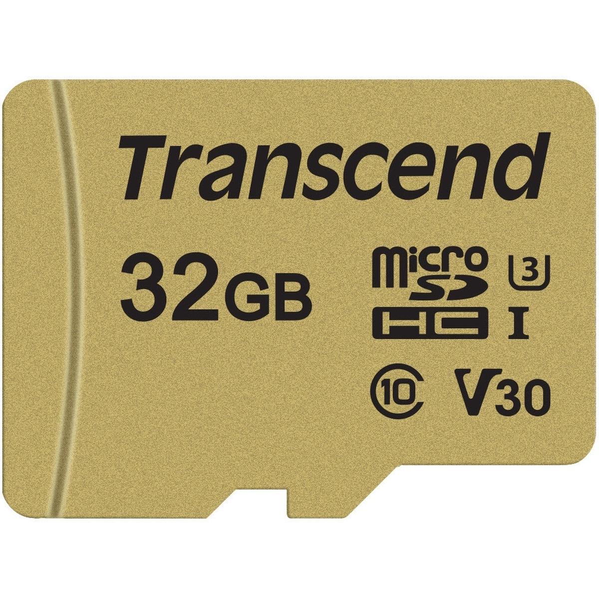 Transcend SCHEDA SD DA 32GB UHS-I U1 (32 GB, microSDHC, U1, UHS-I), Scheda di memoria, Oro
