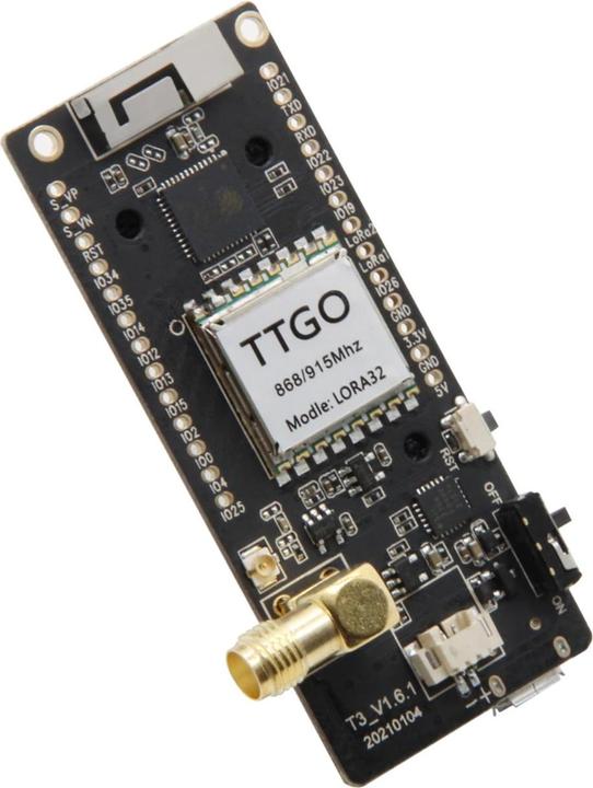 Image du produit Lilygo TTGO LoRa32 868MHz Écran OLED 0,96 pouce avec LoRa, Bluetooth et Wi-Fi