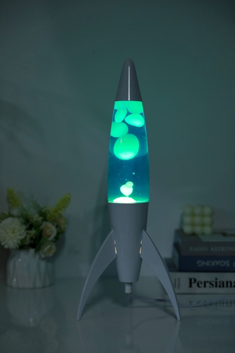 Actual product image Total Juggling Rocket lava lamp