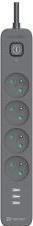 Immagine prodotto Tracer 47685 Power Line+ 5m (4 sockets +3x USB A) (4x, CEE 7/4, 5 m)