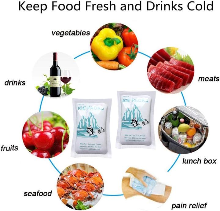 Actual product image World-Bio 50 Stück Eisbeutel, wiederverwendbar