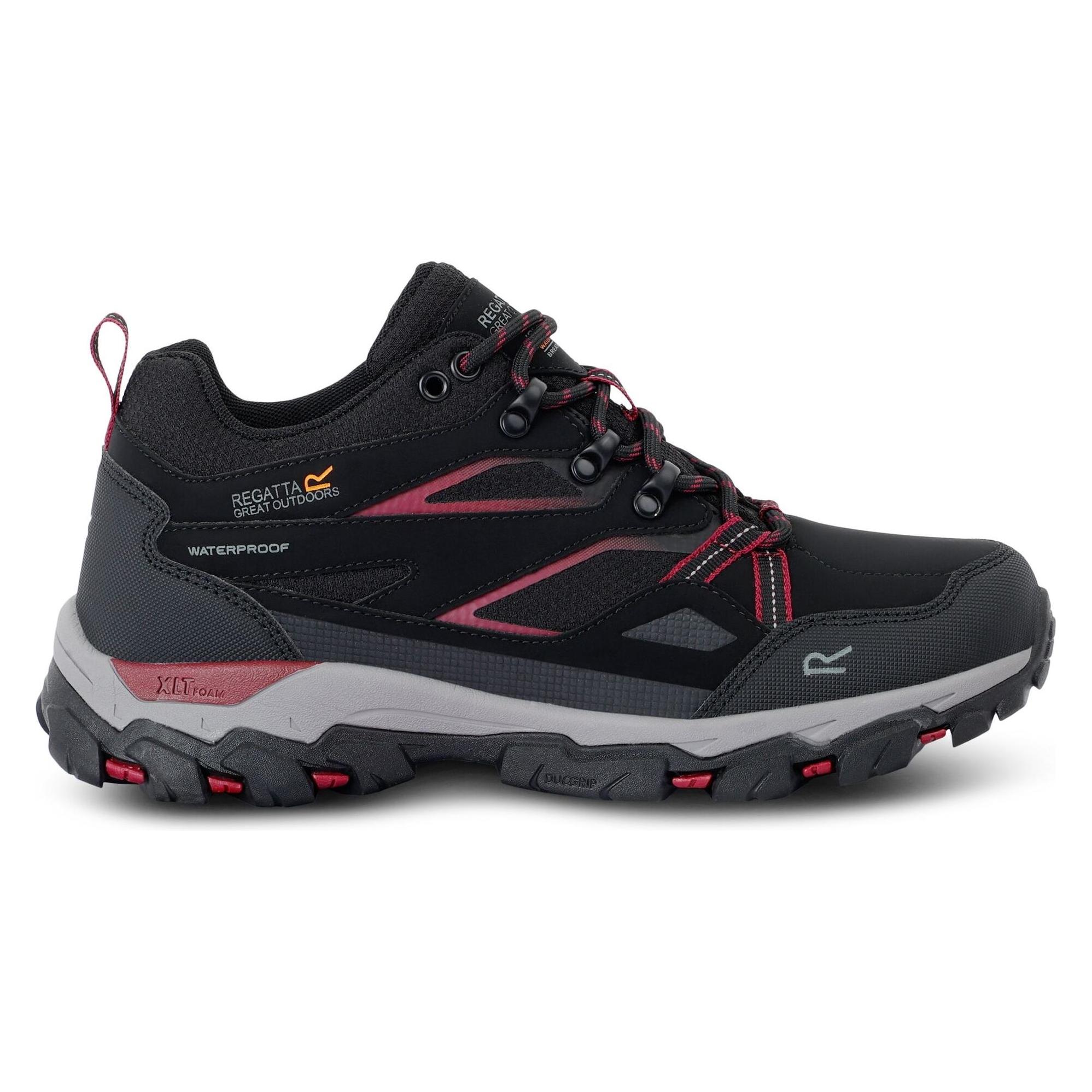 Regatta, Damen, Wanderschuhe, Holcombe Ii Low (42), Rot, Schwarz