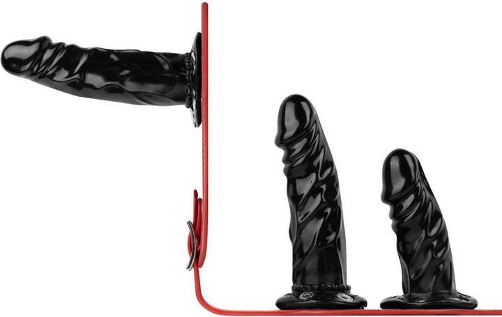 Productafbeelding Fetish Collection Triple Dildo StrapOn Harness