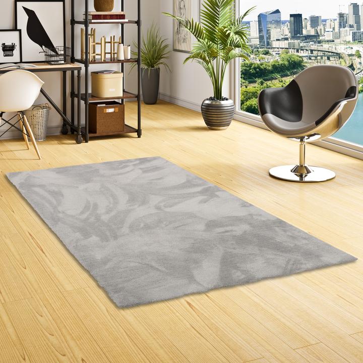 Produktbild Snapstyle Luxus Hochflor Shaggy Teppich Velvet (100 x 100 cm)