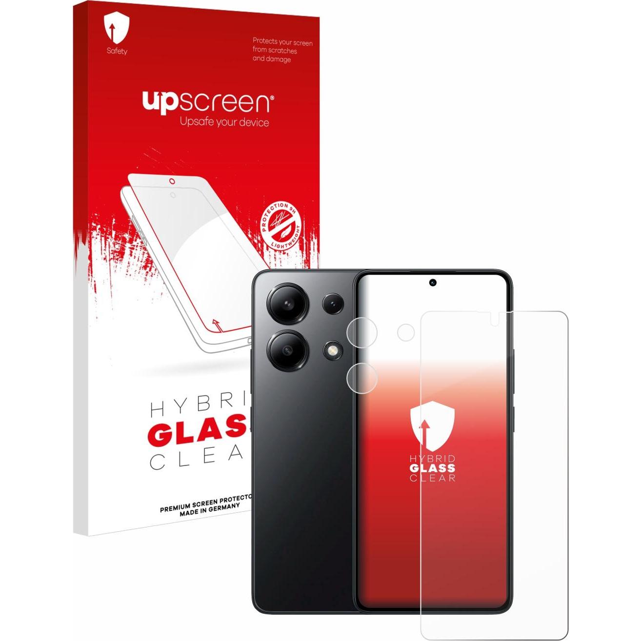 upscreen Scratch Shield Panzerglasfolie (1 Stück, Xiaomi Redmi Note 13 4G), Smartphone Schutzfolie, Transparent