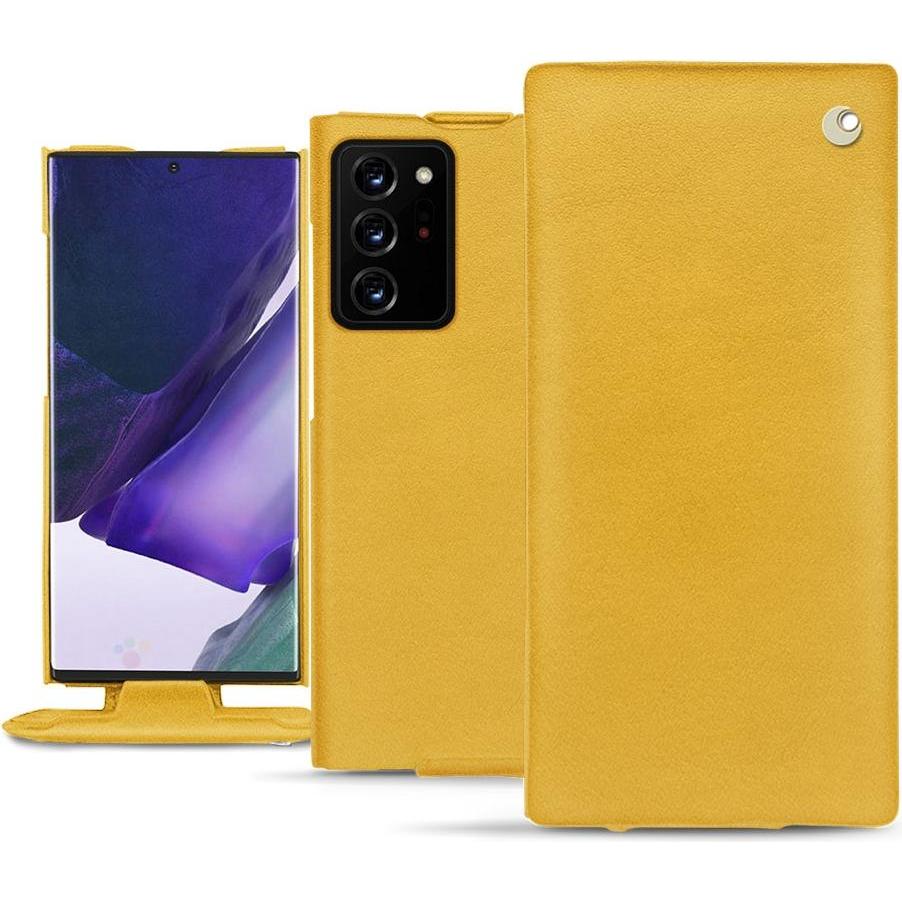 Thumbnail - Noreve Lederschutzhülle vertikal (Samsung Galaxy Note 20 Ultra), Smartphone Hülle, Orange