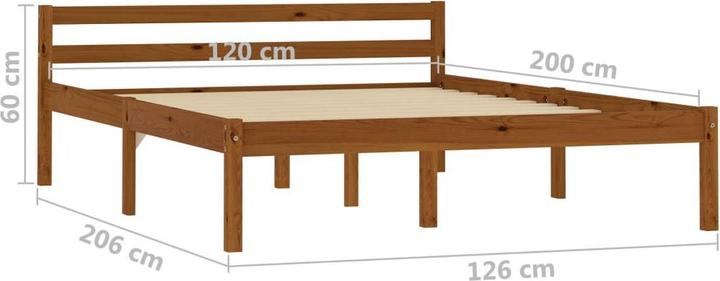 Image du produit vidaXL Bettgestell (120 x 200 cm)