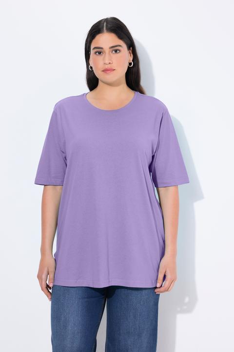 Produktbild Ulla Popken T-Shirt, Rundhalsausschnitt, Relaxed, Halbarm (58)