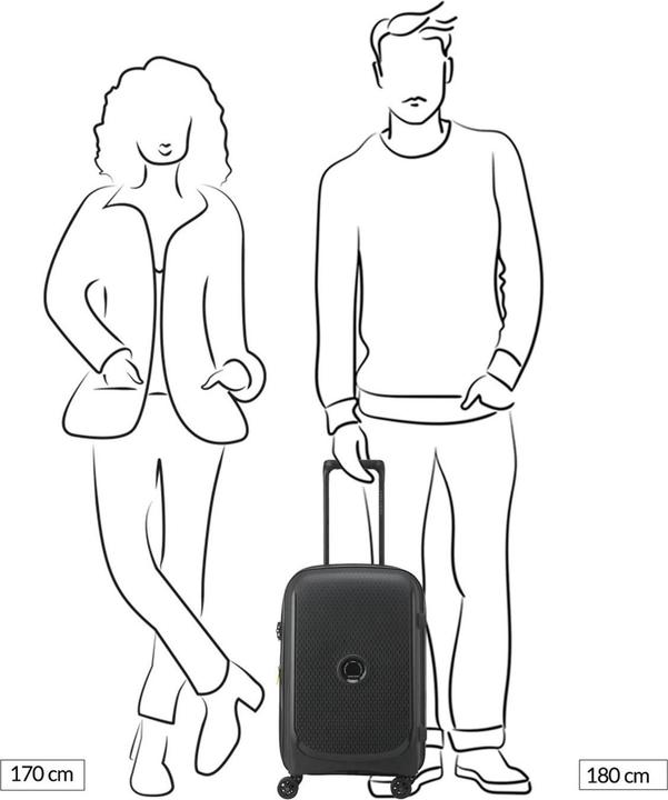 Produktbild Delsey Belmont Plus 4 Rollen Kabinentrolley 55 cm (39 l)