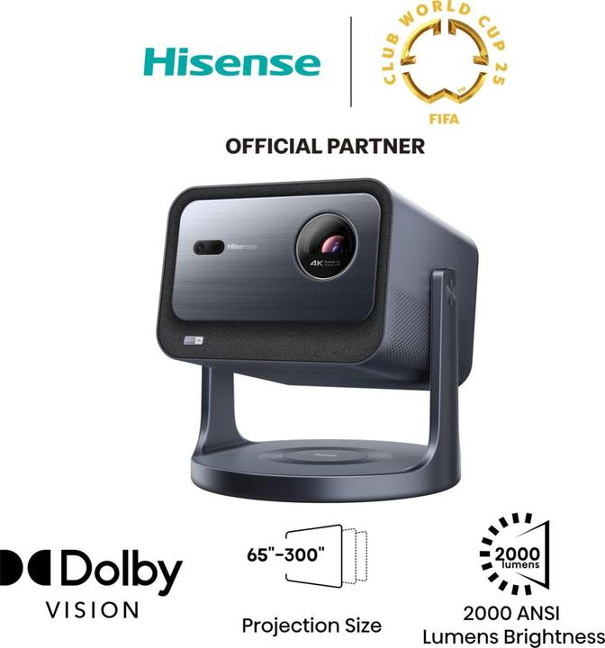 Actual product image Hisense C2 (4K, 2000 lm, 1.2:1)
