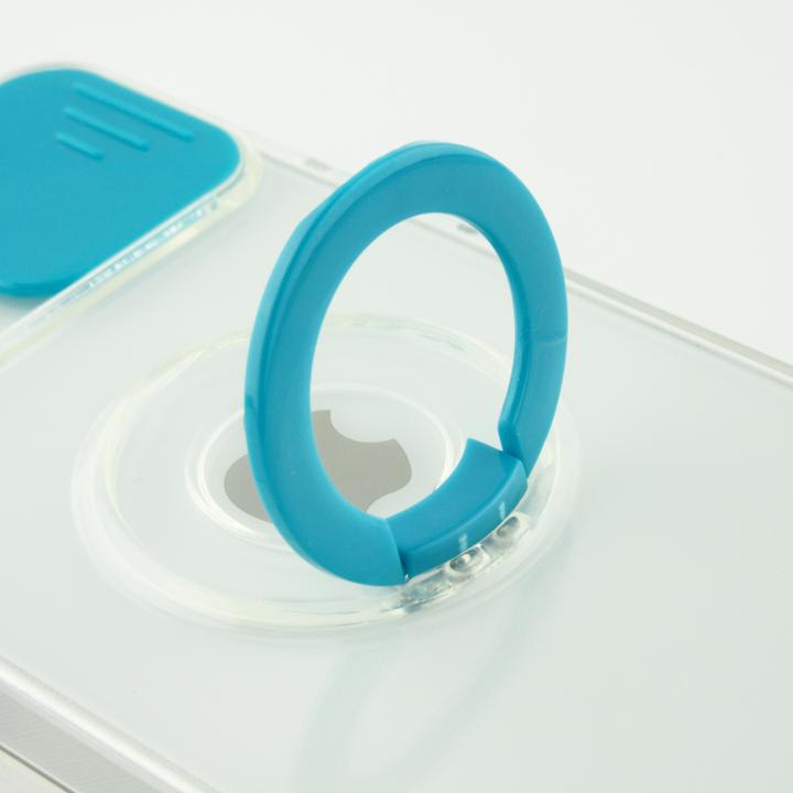 Produktbild PhoneLook Hülle mit Kamera-Slider und Ring blau (Apple iPhone 14 Pro Max)