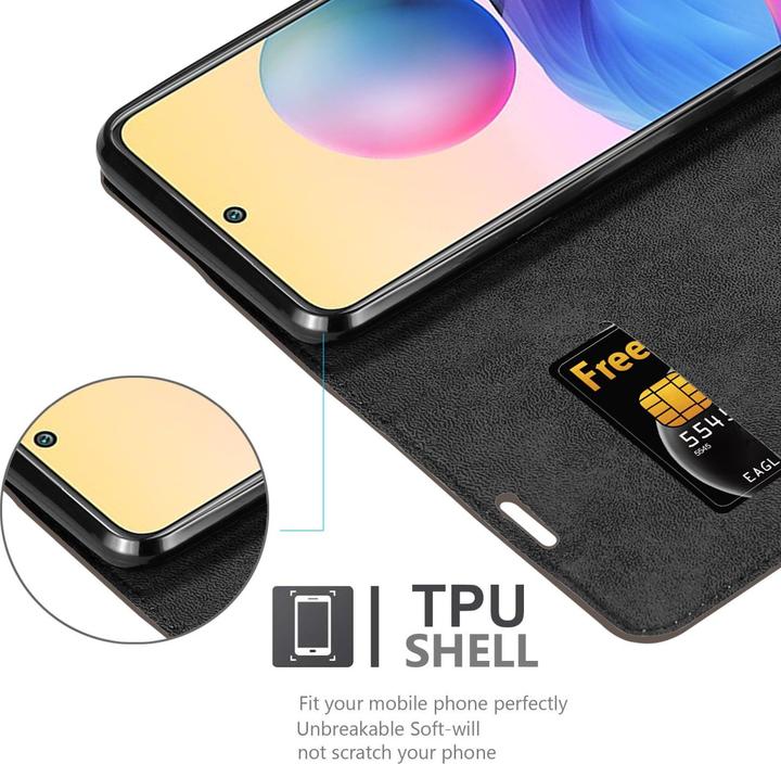 Produktbild Cadorabo Book Invis. Magnet Hülle (Xiaomi Redmi Note 10 5G, Xiaomi Poco M3 Pro 5G)