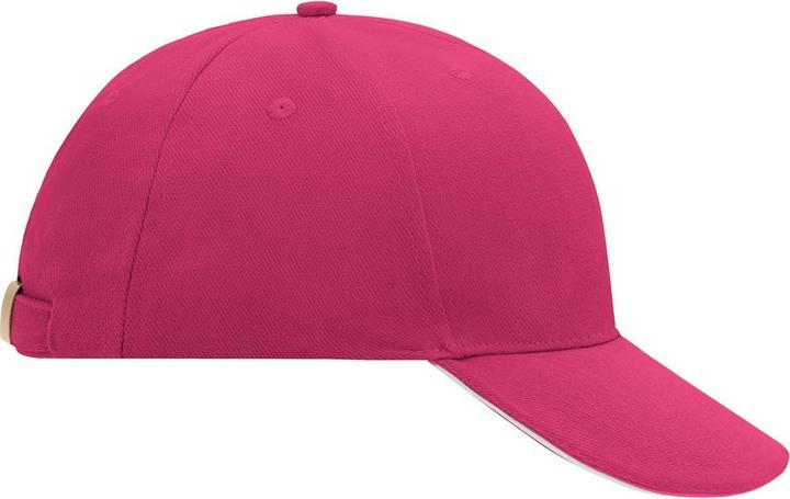 Actual product image Myrtle Beach 6 Panel Sandwich Peak Baseball Cap