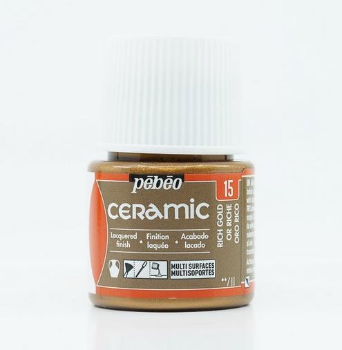 Immagine prodotto Pebeo Colore per ceramica (Oro, 45 ml)