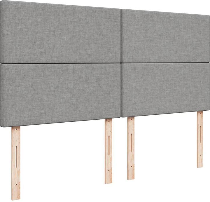 Produktbild vidaXL Bo x springbett mit Matratze 180 x 200 cm Stoff (180 x 200 cm)