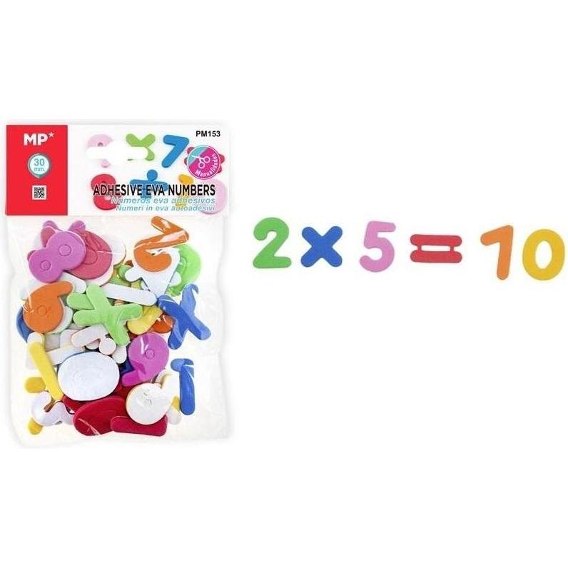 Teka, Sticker, Aufkleber aus EVA-Schaum mit grossen Zahlen