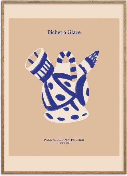 Poster & Frame Poster Picasso Ceramic Pitcher 30x40 cm (30 x 40 cm)