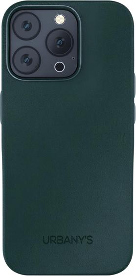 Produktbild Urbany's Backcover aus veganem Leder Petrol (Apple iPhone 16 Pro)