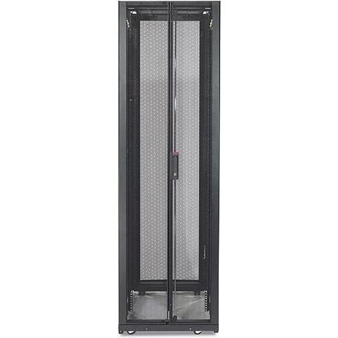 APC Netshelter SX 48U Wide x Deep Enclosure (48 HE, 19 Zoll Rack), Serverschrank, Schwarz