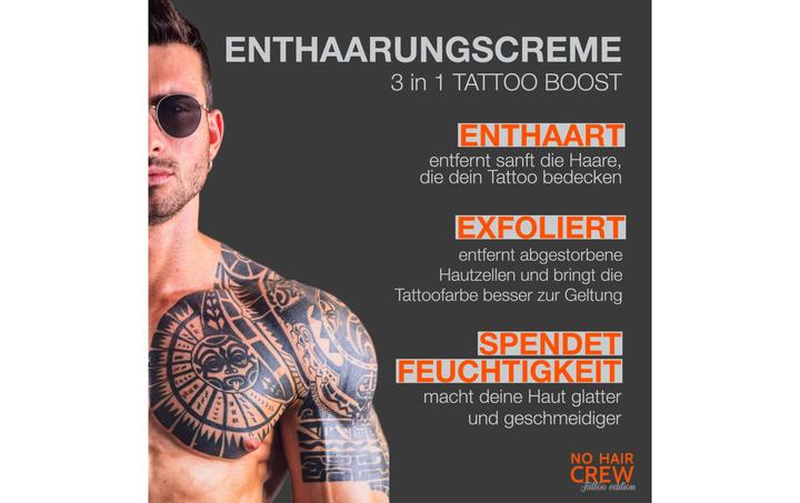 Produktbild No Hair Crew Enthaarungscrème Tattoo Edition 150 ml (150 ml, 1 x)