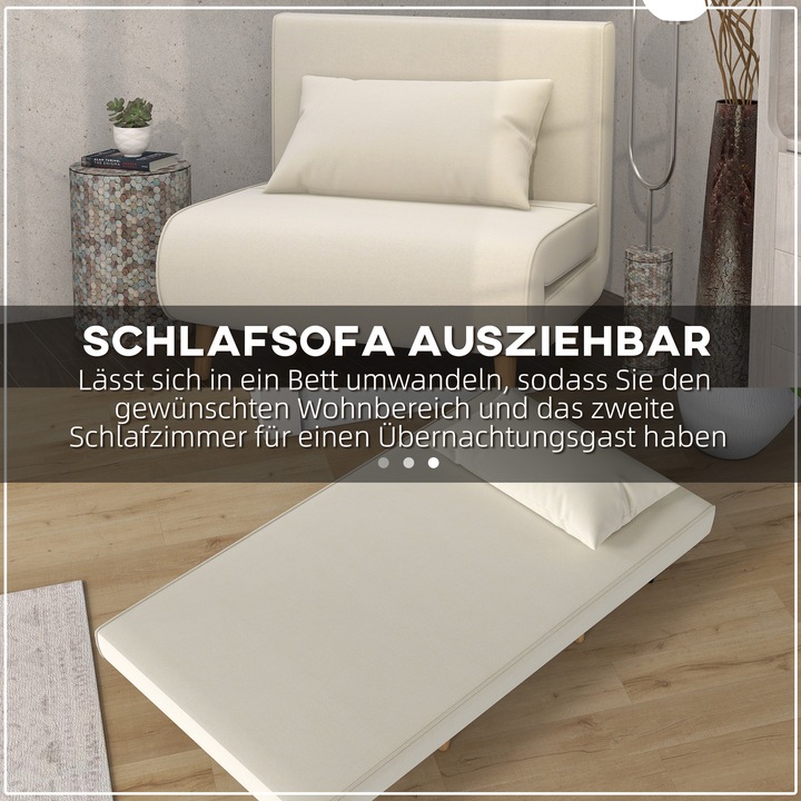 Produktbild Homcom Schlafsofa Sofabett (Bettsofa)