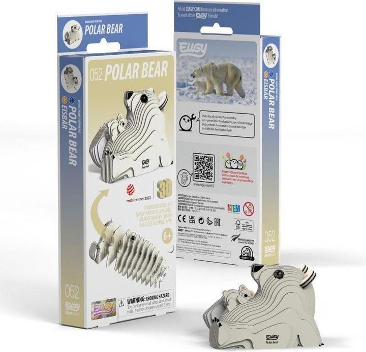 Actual product image Eugy 3D craft set polar bear (MQ6)
