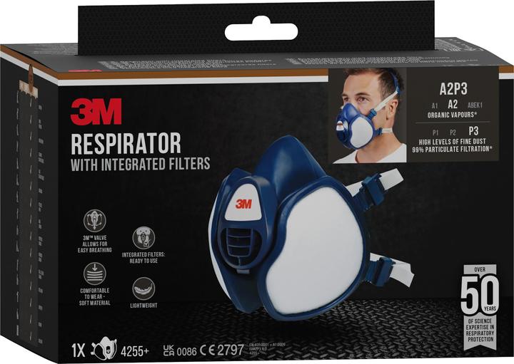 Image du produit 3M Masque de peinture par pulvérisation 4255 (A2P3, 1 x)
