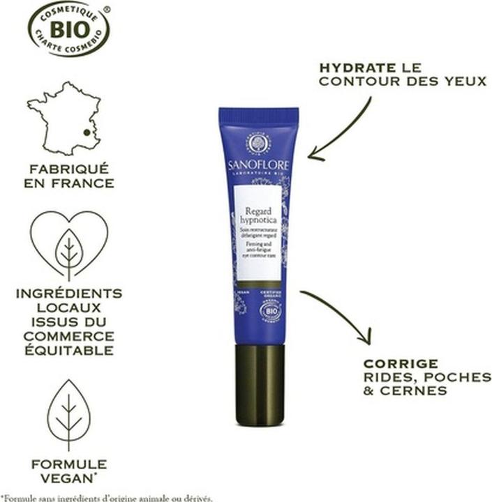 Produktbild Sanoflore Regard Hypnotica Augencreme (Augenpflege Crème, 15 ml, Tag + Nacht)
