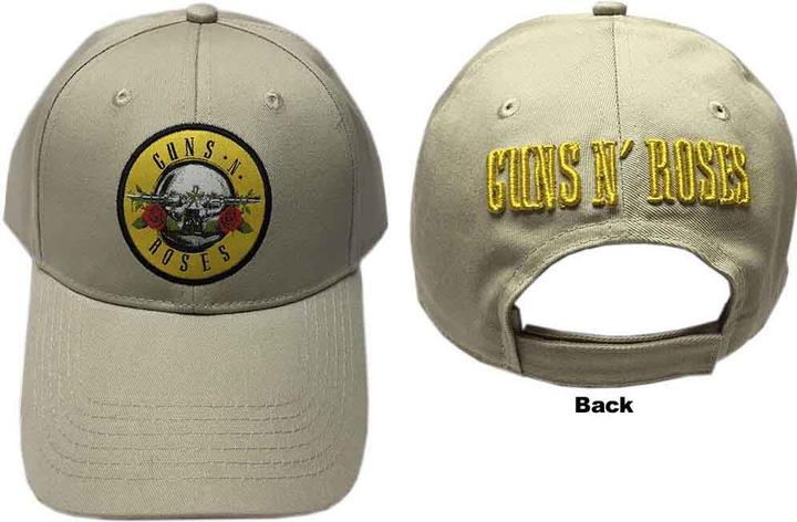 Guns N Roses GunsNRoses Circle Logo SAND Baseball Cap