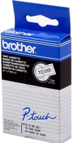 Immagine prodotto Brother Tc-201 (1.20 cm, Nero)