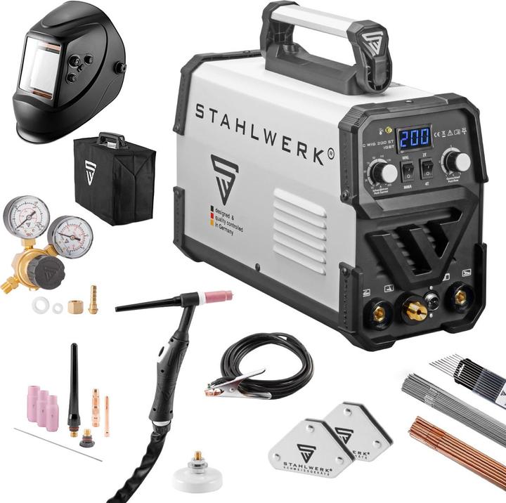 Produktbild Stahlwerk Schweissgerät DC WIG 200 ST IGBT Vollausstattung